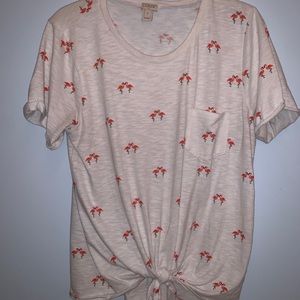 J. Crew factory flamingo shirt